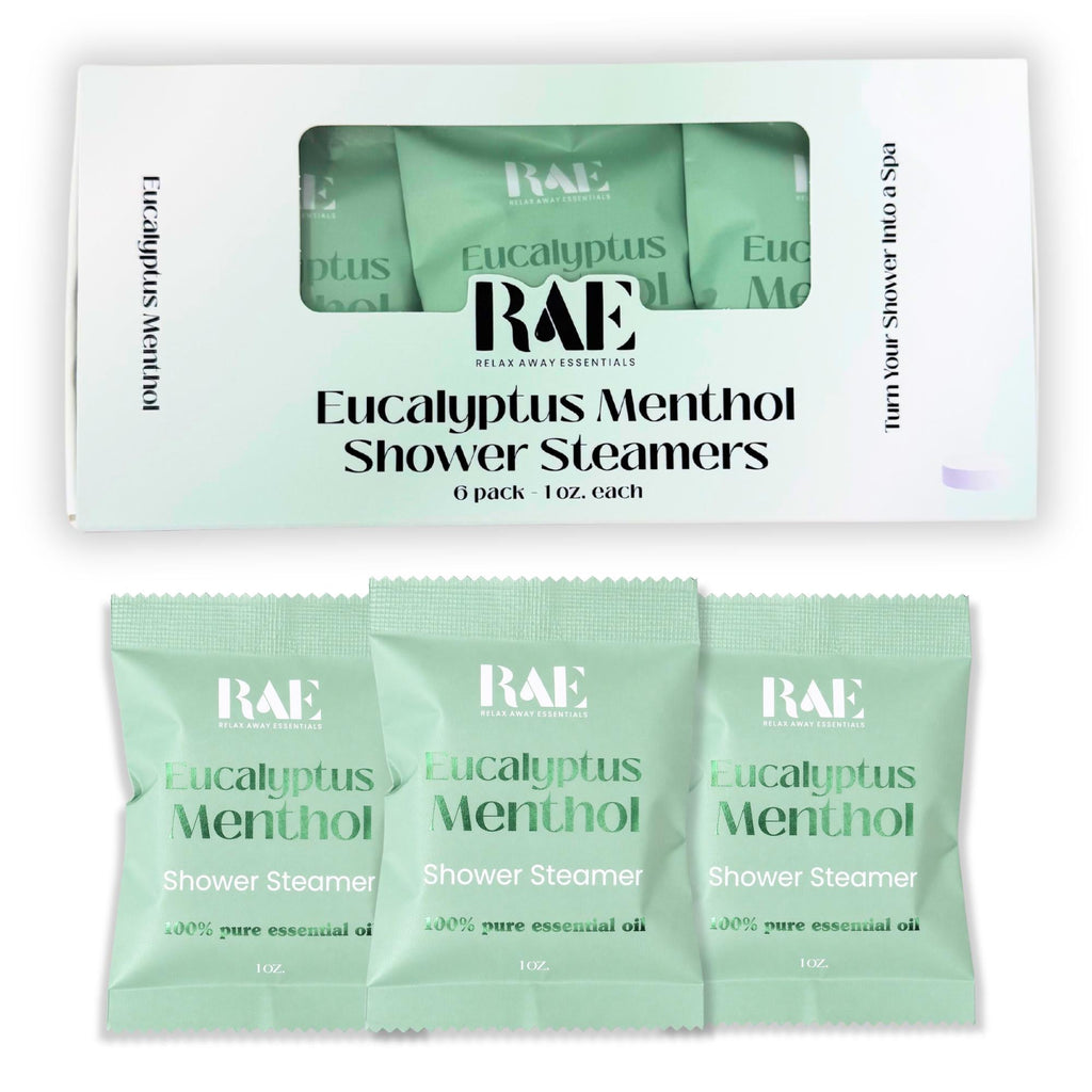 Eucalyptus Menthol Shower Steamers | 6 Pack | Aromatherapy Spa | Fathers Day Gift