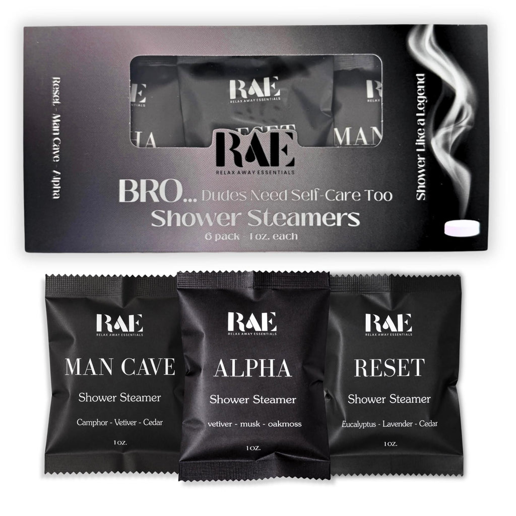 BRO Shower Steamers 6-Pack | Men’s Shower Steamers | Aromatherapy Scented Steamers | Handmade Spa Gift for Him | Father's Day Gift