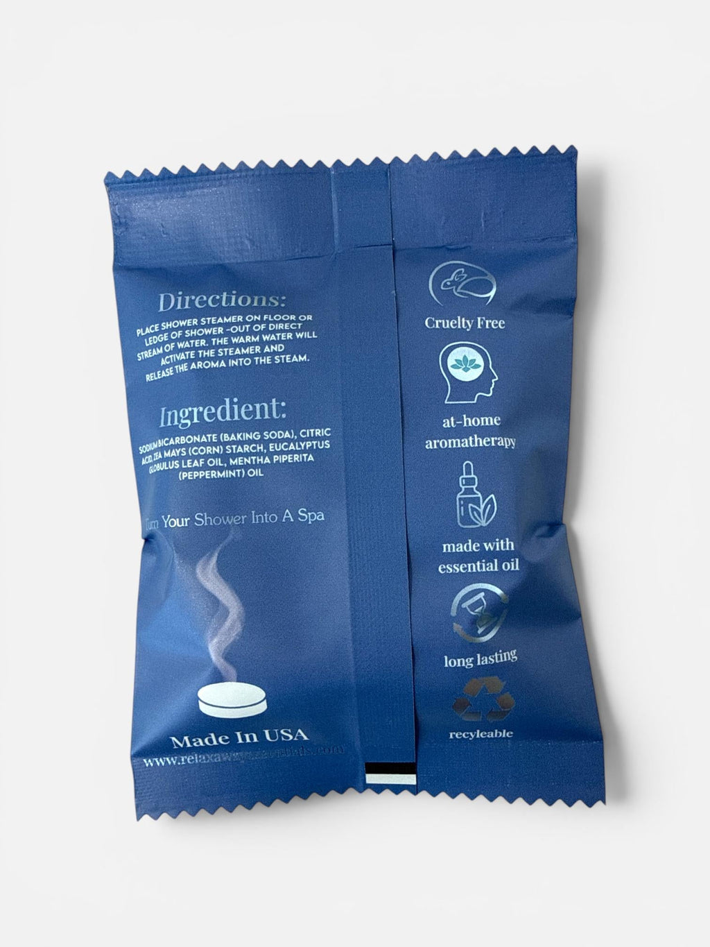 Peppermint Eucalyptus Shower Steamers 6 Pack | Aromatherapy Spa | Gift for him, Gift for her | Breathe