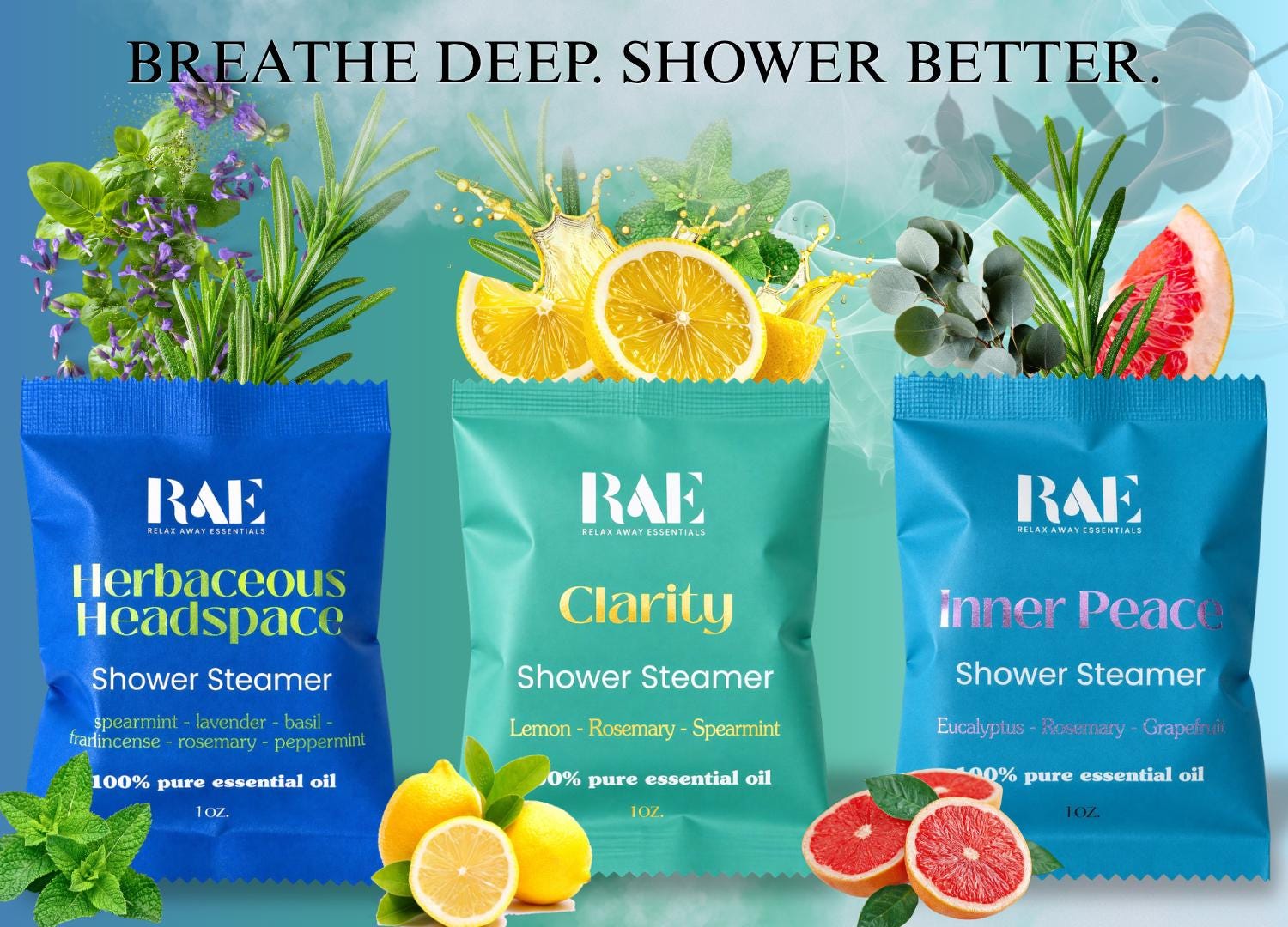 Tranquility Shower Steamers 6 Pack | Aromatherapy | Pure Essential Oils | Spa Gift | Handmade Gift |