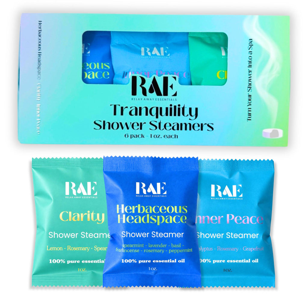 Tranquility Shower Steamers 6 Pack | Aromatherapy | Pure Essential Oils | Spa Gift | Handmade Gift |