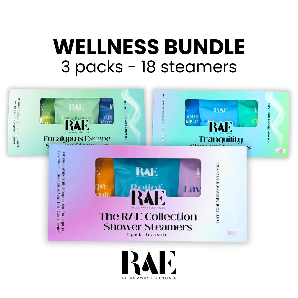 The Ultimate Wellness Bundle | 18 Aromatherapy Shower Steamers