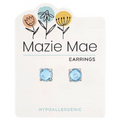 Hypoallergenic Light Sapphire Studs