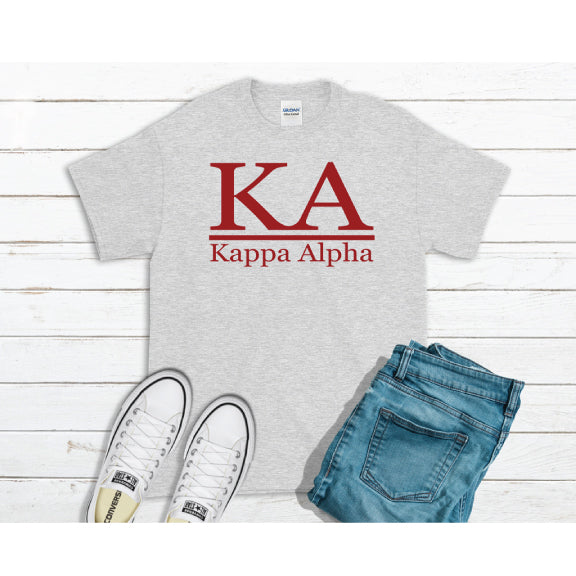 Kappa Alpha Basic Letter Tee