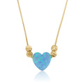 Opal Heart Necklace