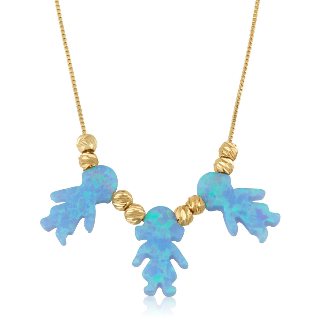 Opal Kids Charms Necklace