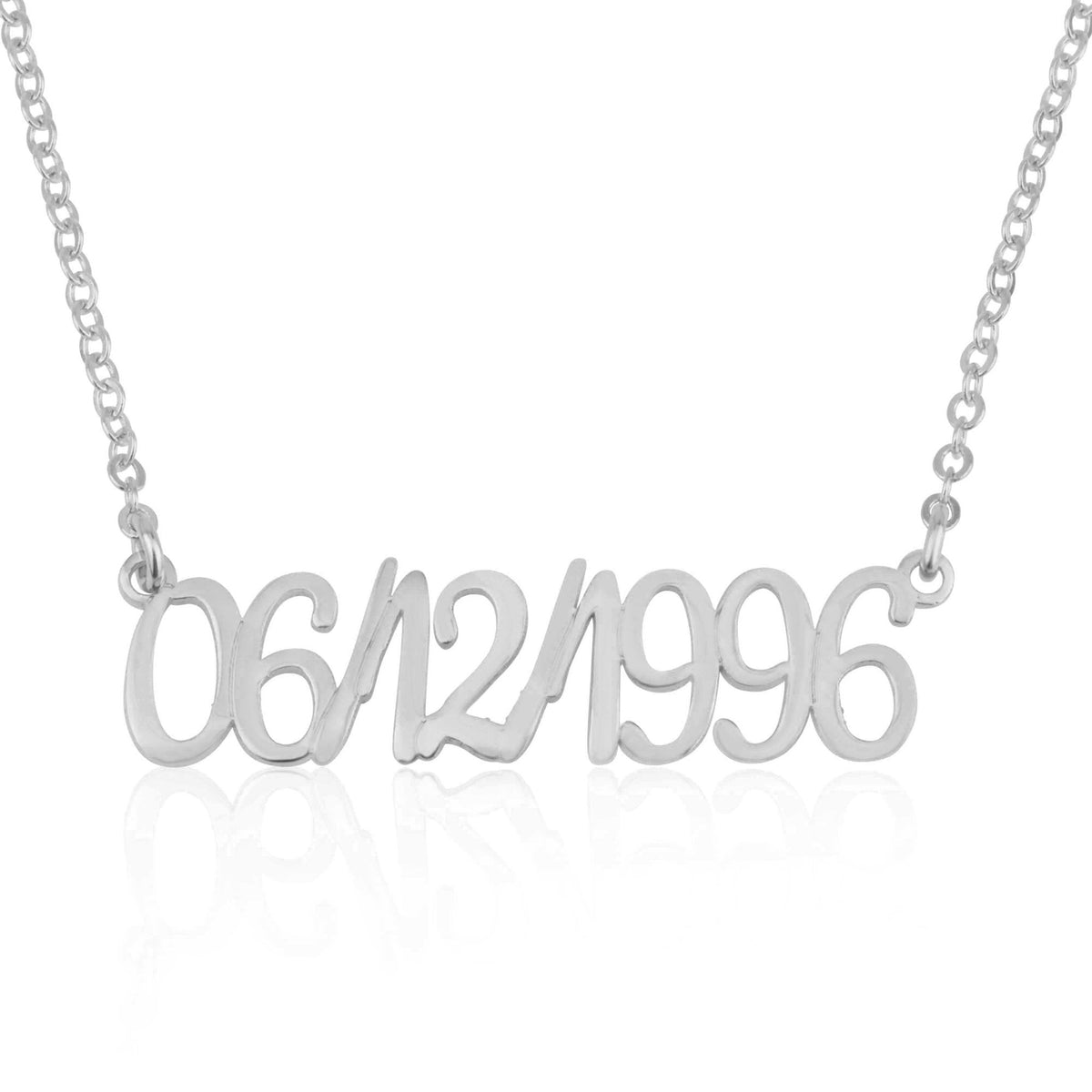 Personalized Date Necklace