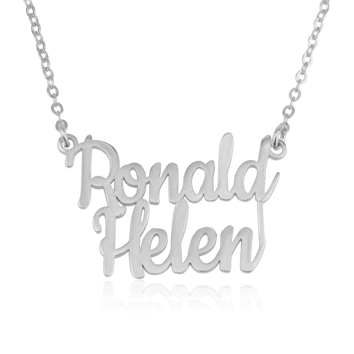 Personalized Double Name Necklace