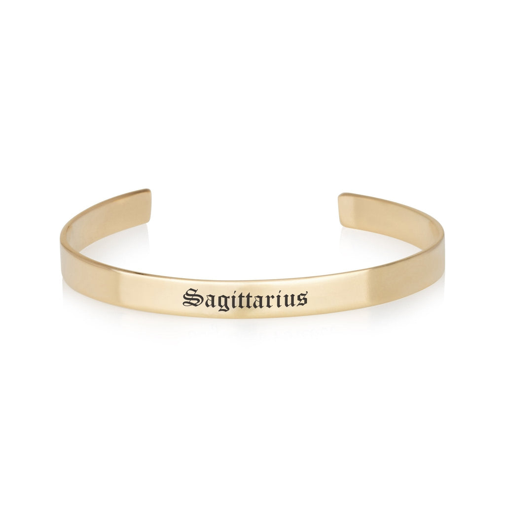 Sagittarius Cuff Bracelet