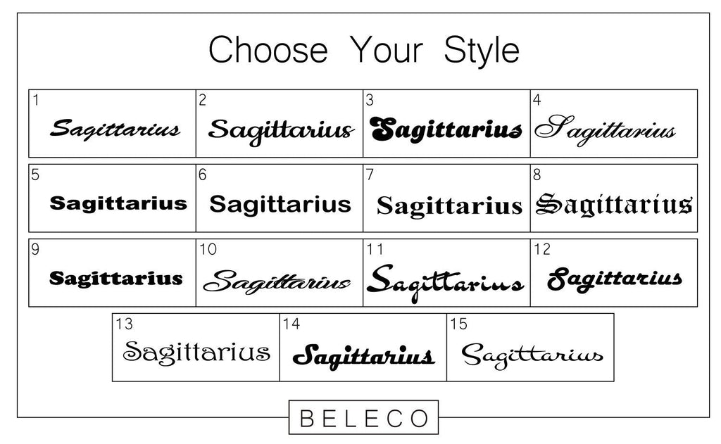 Sagittarius Cuff Bracelet