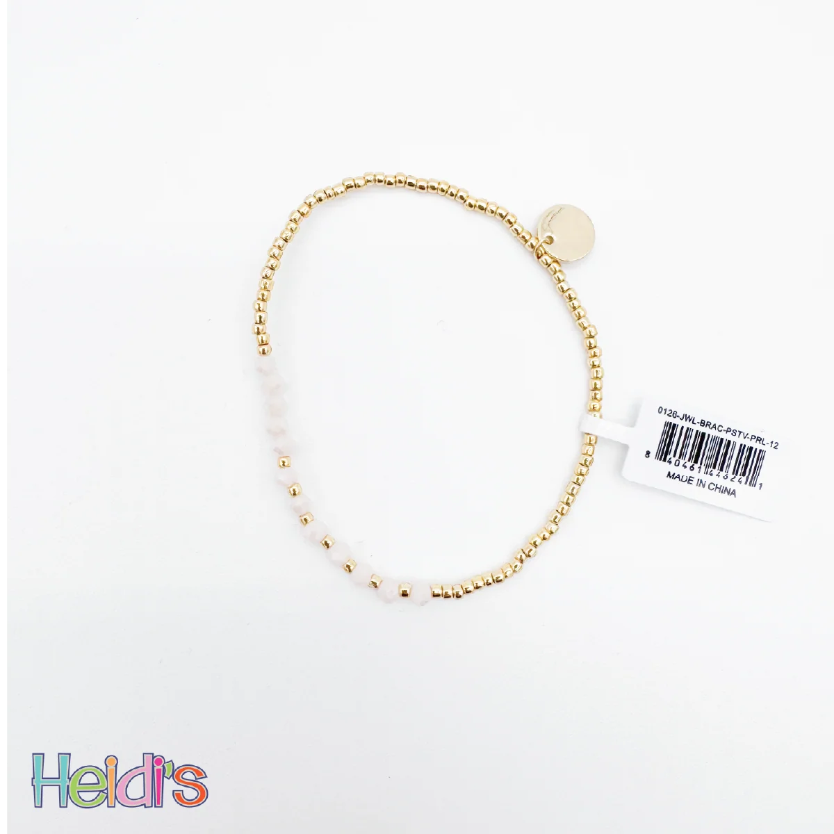 Simply Southern Beaded Bracelet: Light Pink