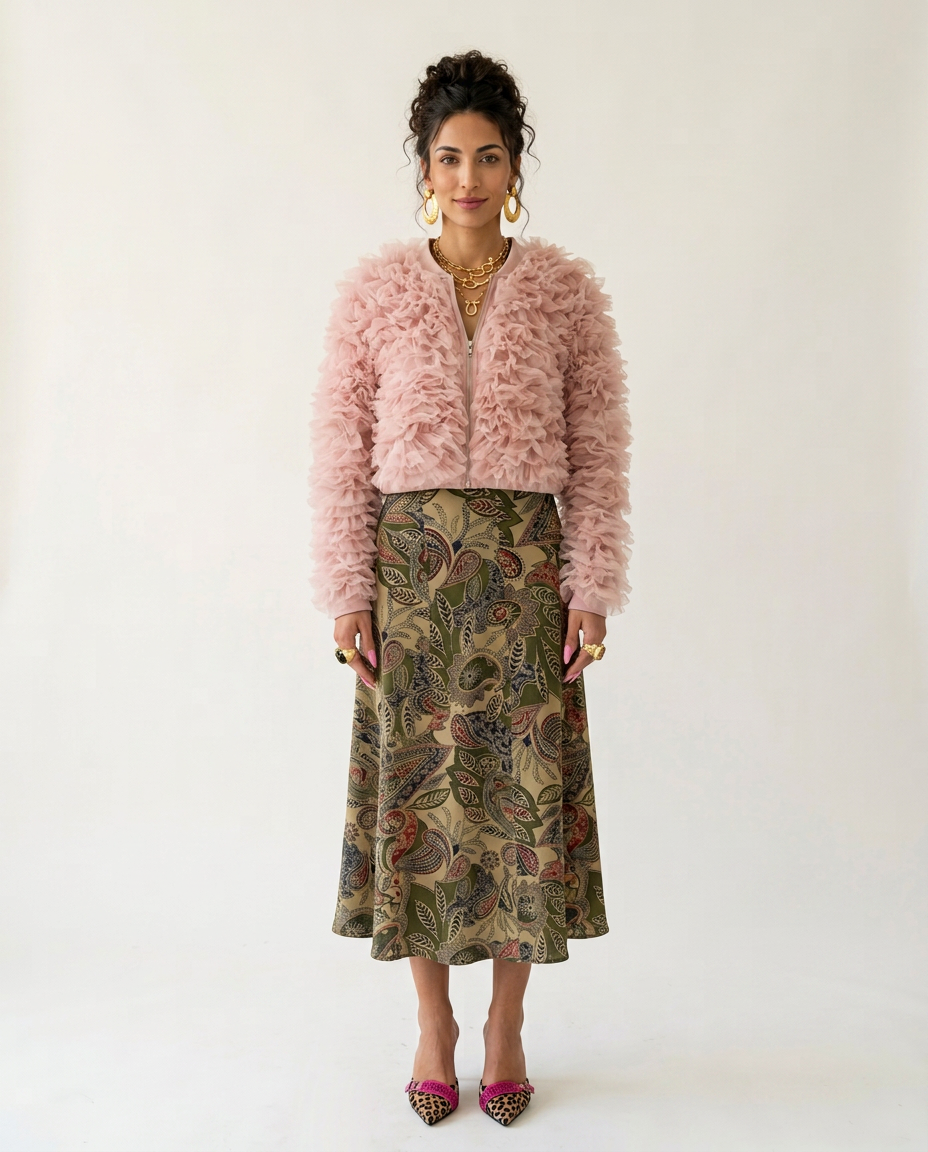 Radiant Layered Mesh Jacket