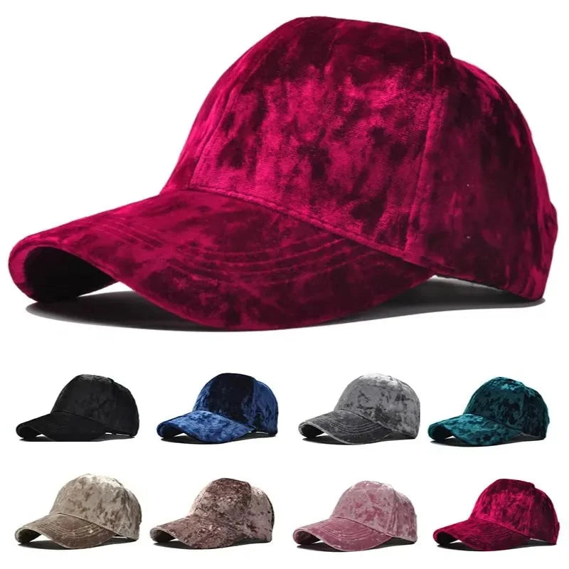 Dabfavshop Stylish Velvet Hat for Trendy Looks