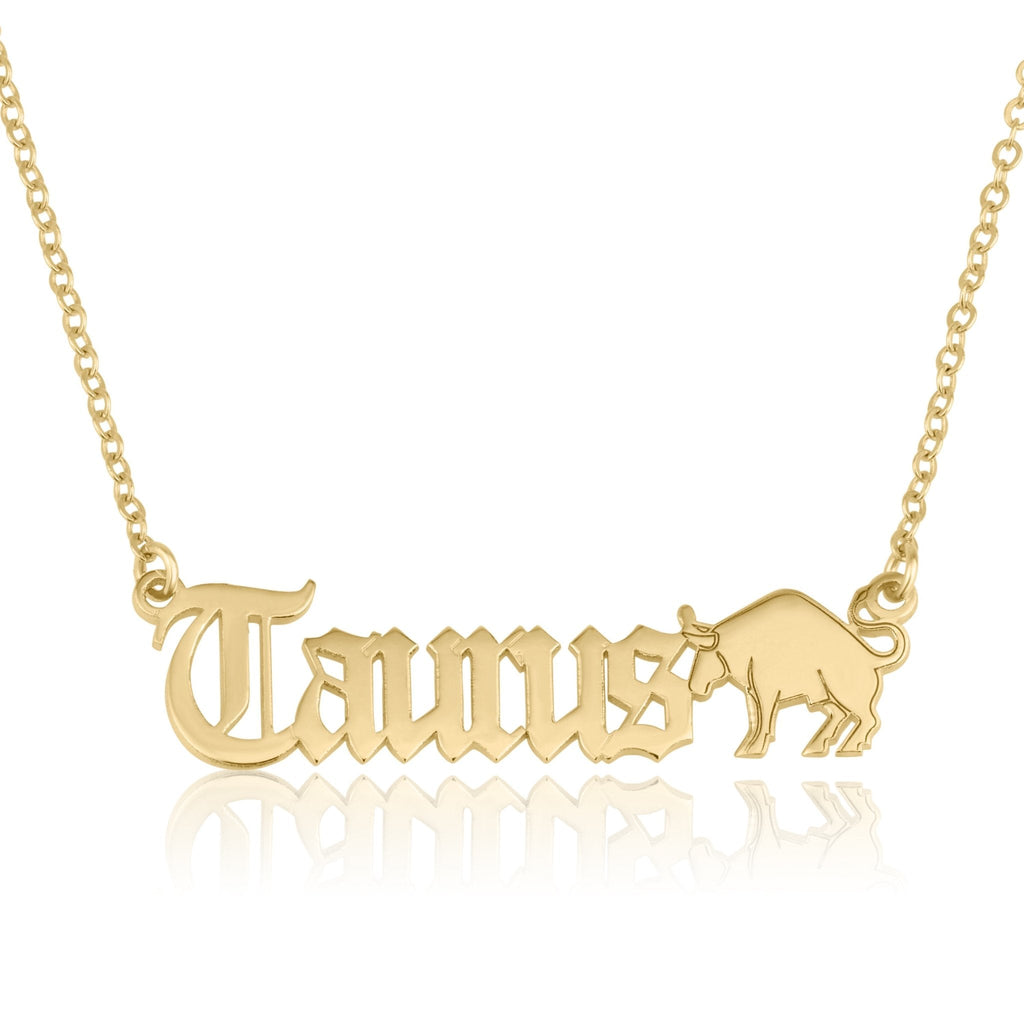 Taurus Symbol Necklace