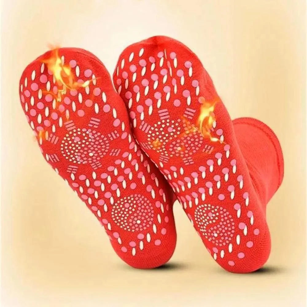 Unisex Self-heating Magnetic Socks  Self-warming Comfortable Winter Warm Massage Soft Pain Relieve Socks